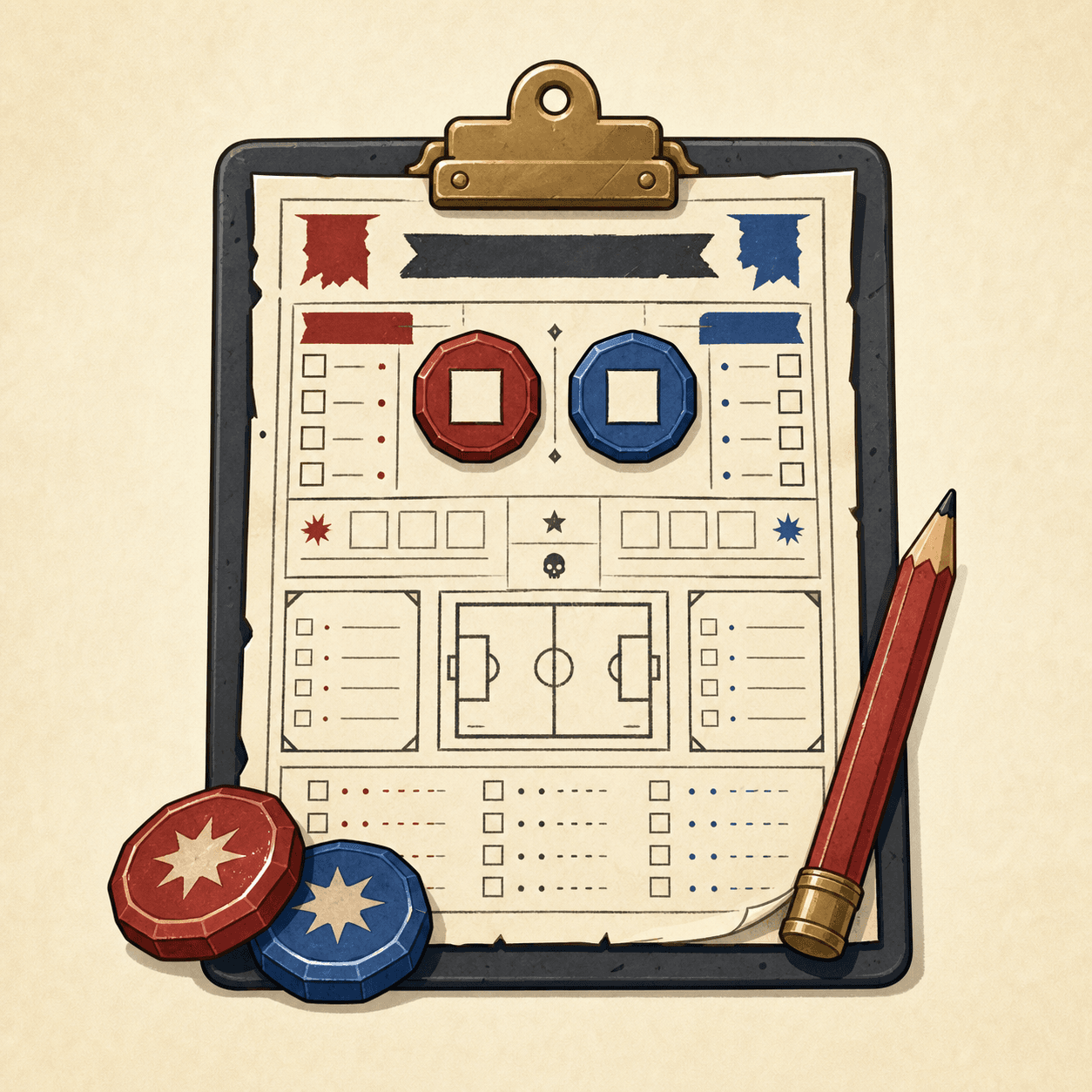 Match report highlight artwork